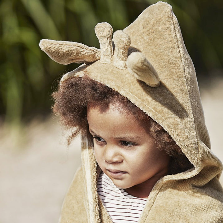 Elodie Details beige hooded towel kindly konrad one size