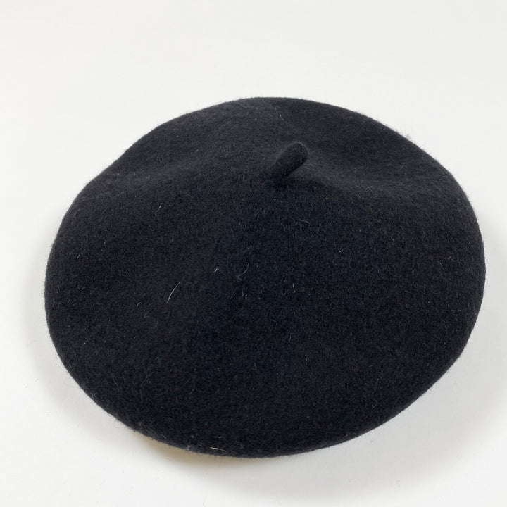 Bit'z Kids black wool beret 52/3-4Y