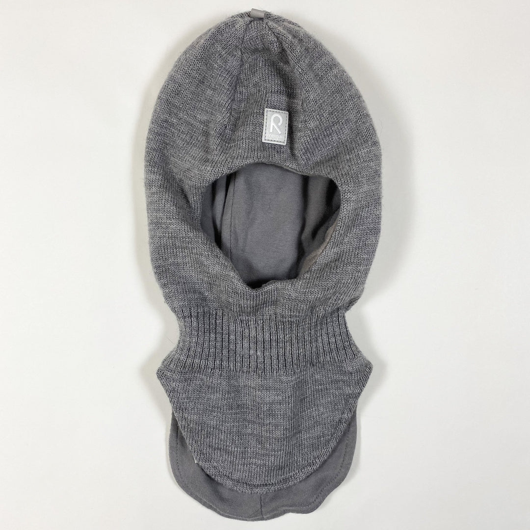 Reima grey wool starrie balaclava 52