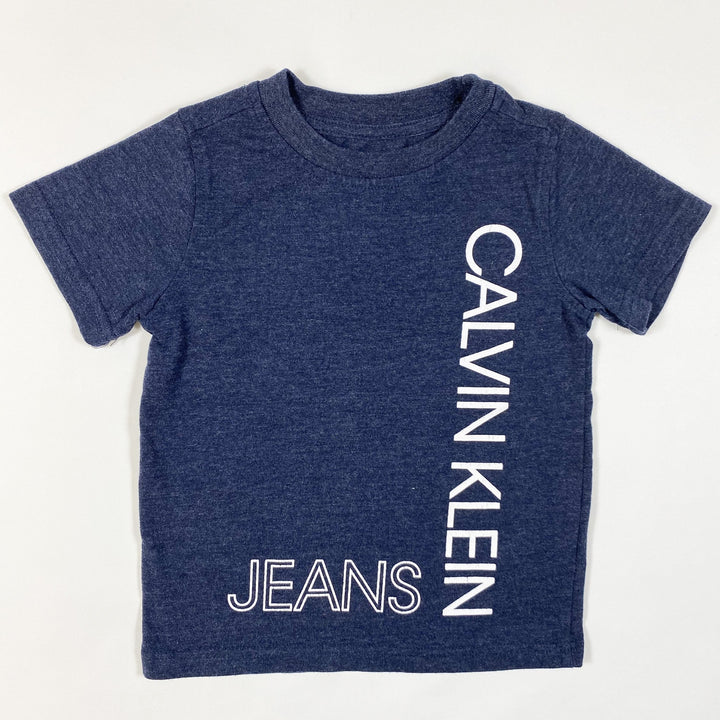 Calvin Klein navy logo t-shirt 2Y