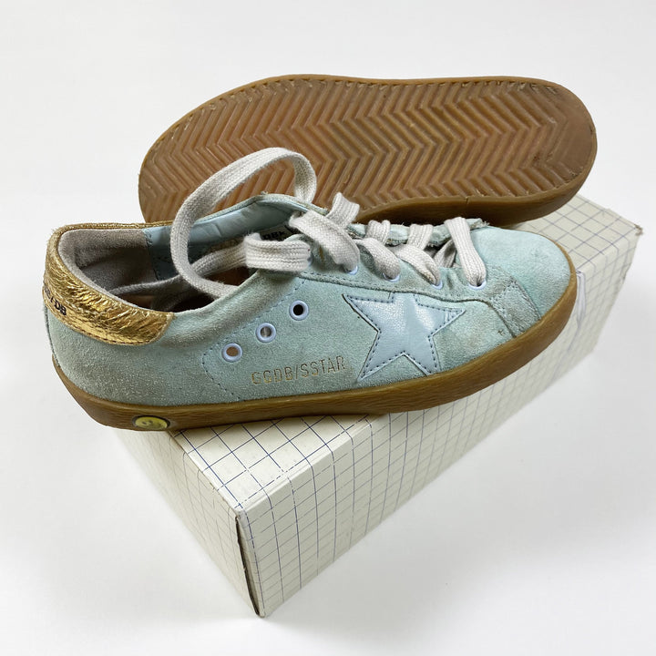 Golden Goose turqouise suede sneakers 31
