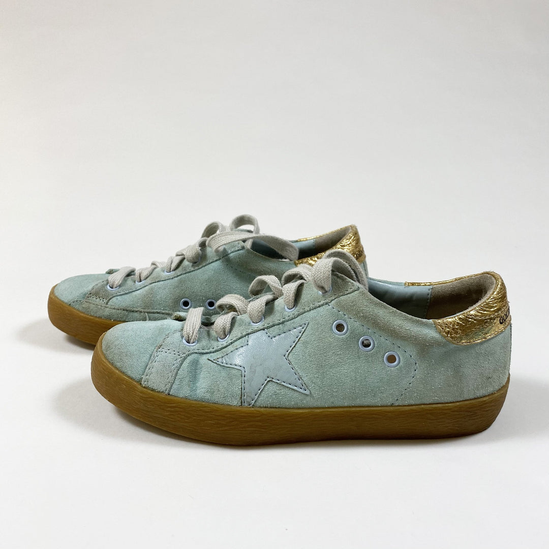 Golden Goose turqouise suede sneakers 31