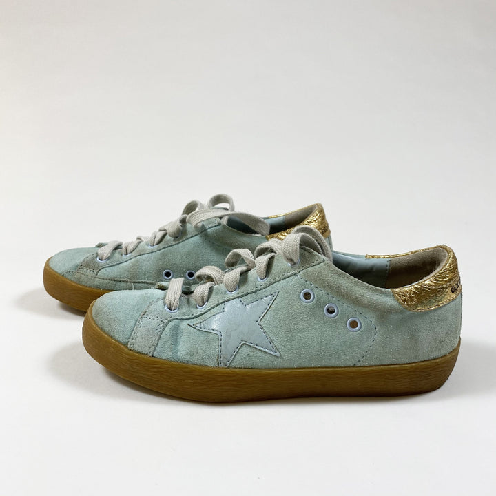 Golden Goose turqouise suede sneakers 31
