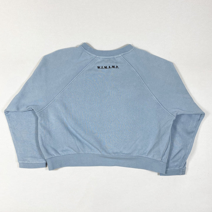 Bobo Choses AW 17/18 "Dear World" blue sweatshirt 6-7Y