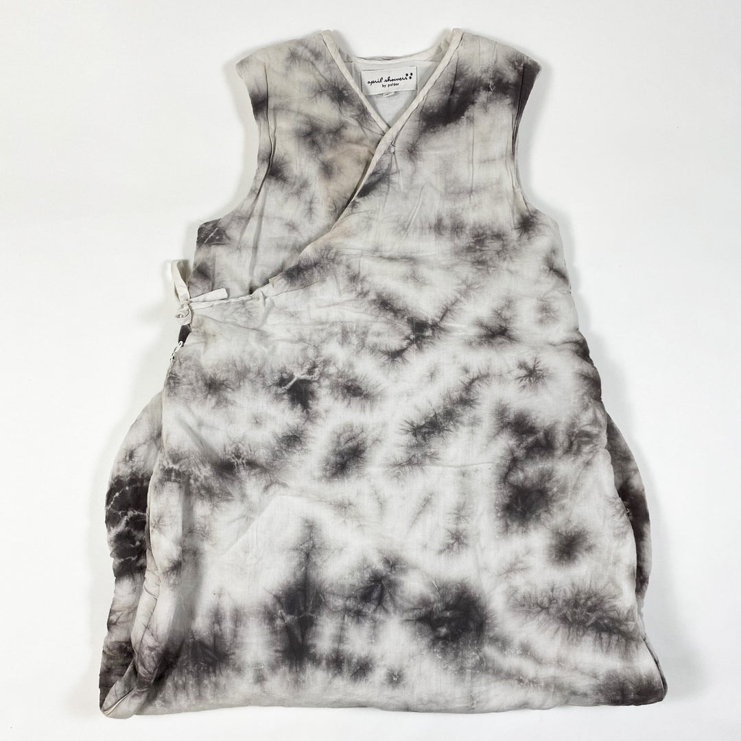 April Showers by Polder ecru tie dye sleeping bag 24M