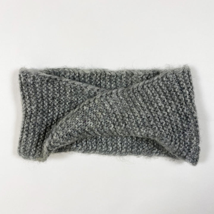 Tocoto Vintage grey knit headband 0-1Y