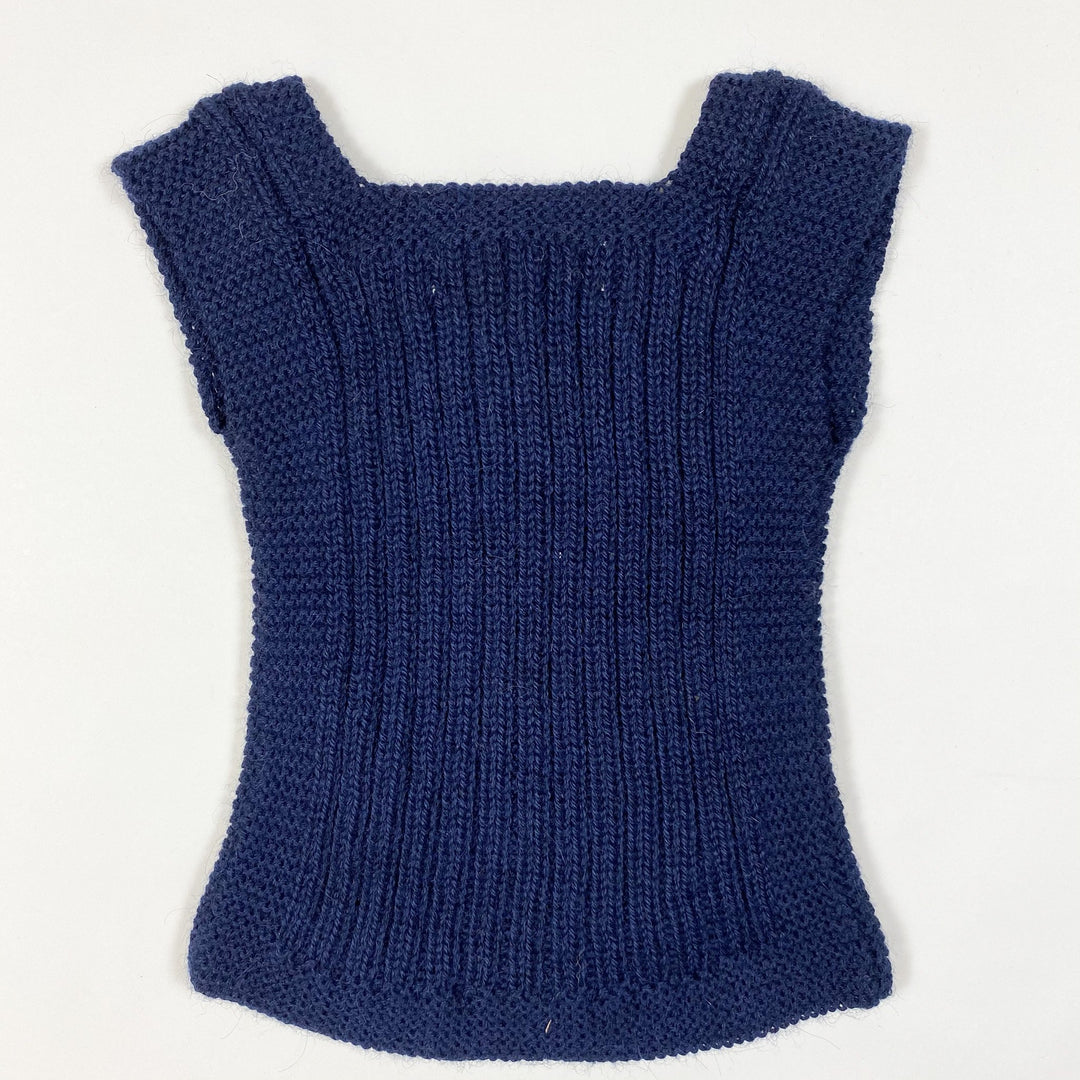 My Alpaca Copenhagen navy baby alpaca wool top and pants 68