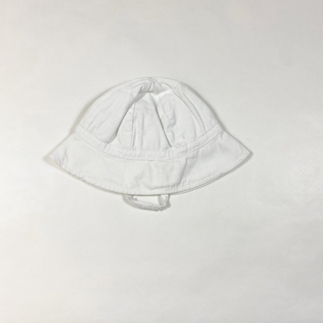 Petit Bateau white sun hat 12-18M/81 2