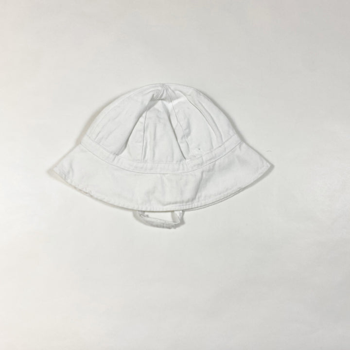 Petit Bateau white sun hat 12-18M/81 2