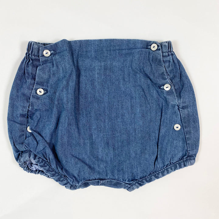 Jacadi denim bloomers 6M 1