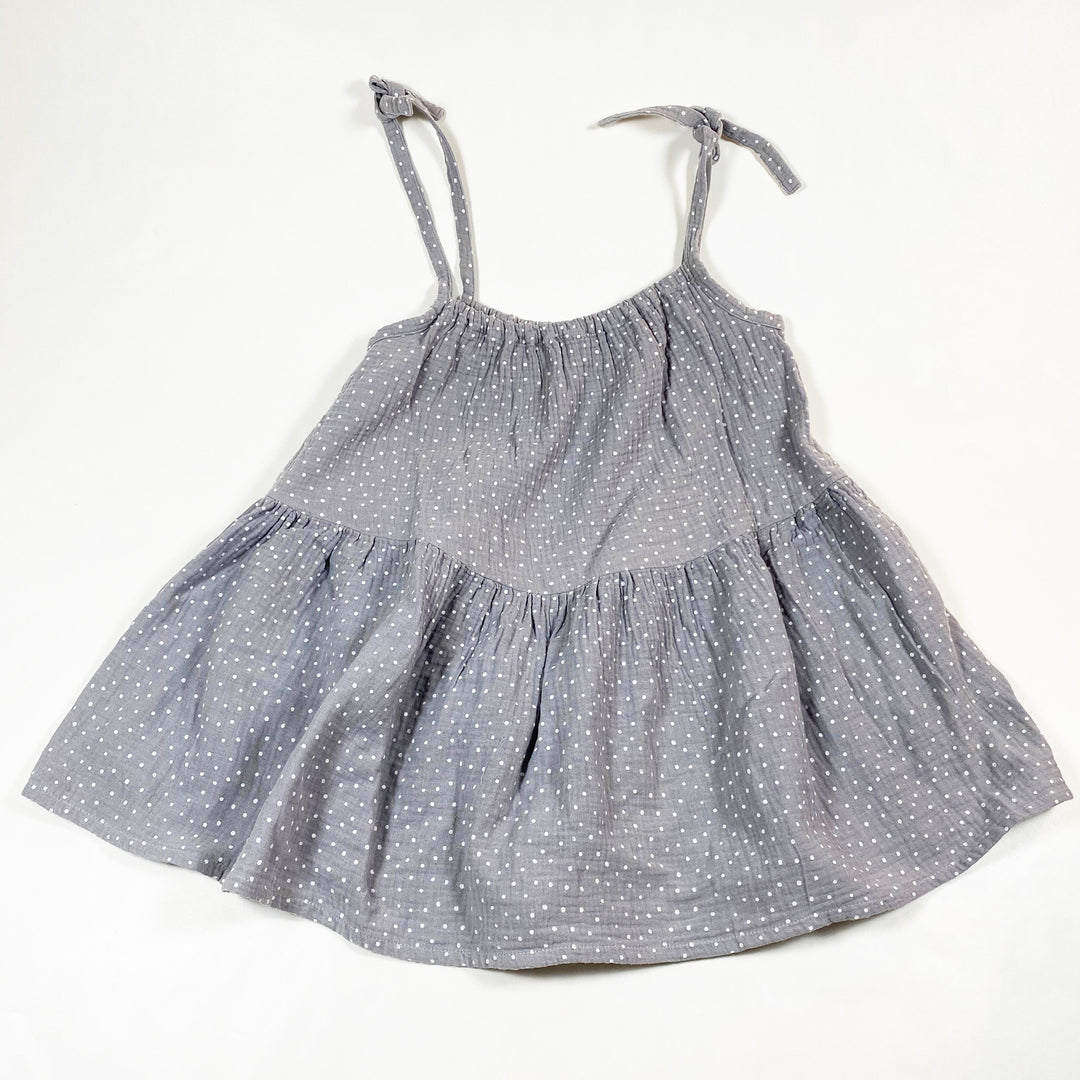 Kateryna Fischer grey polka dot oversize dress 3-4Y 3