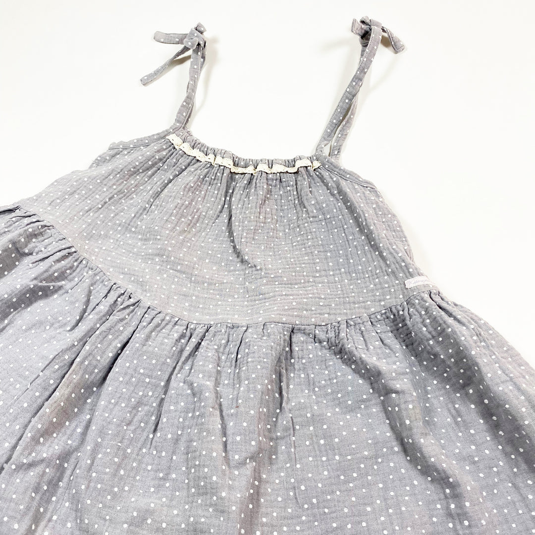 Kateryna Fischer grey polka dot oversize dress 3-4Y 1