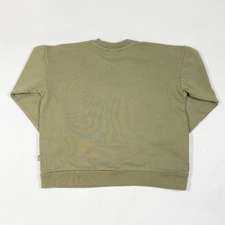Lunilou covert green organic cotton sweatshirt 110/116
