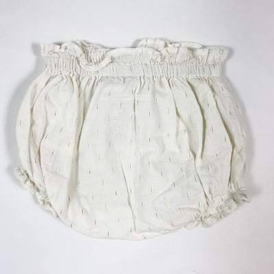 Cyrillus white metal embroidered muslin bloomers 3M 1