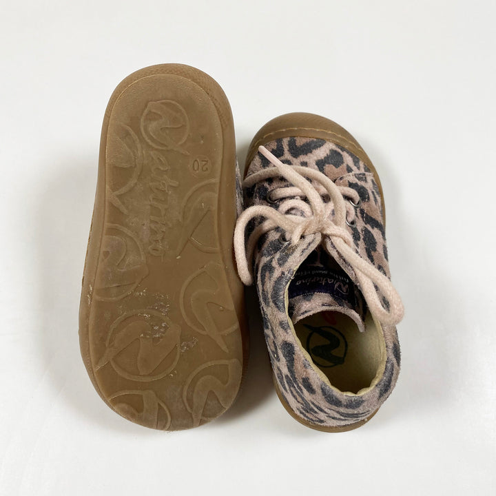 Naturino leopard Cocoon lace-up shoes 20 4
