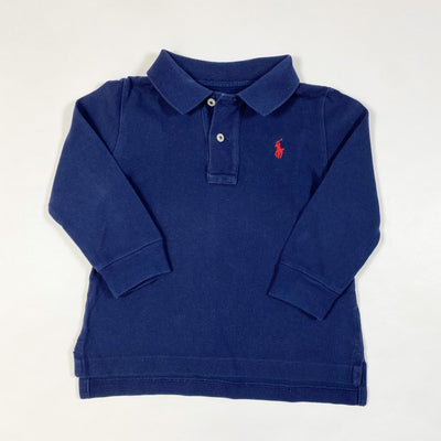 Ralph Lauren blue longsleeve Polo shirt 24M 1