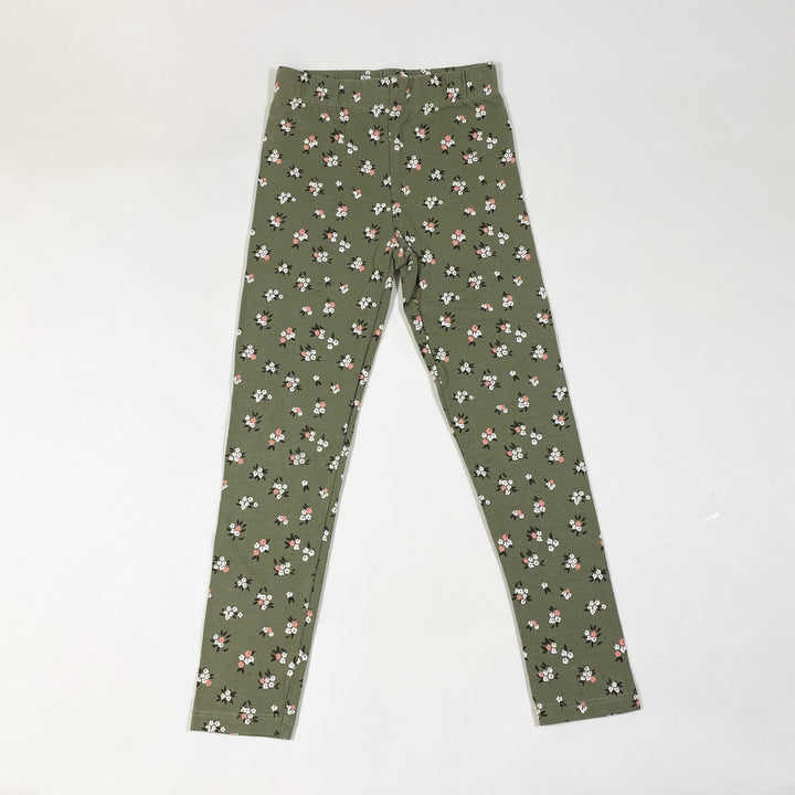 Tape À L'Oeil green floral tights 5Y/110