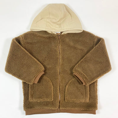 Zara brown sherpa hooded jacket Second Season 4-5Y/110 1
