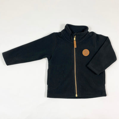 Mini Rodini black zip fleece jacket Second Season 68/74 1