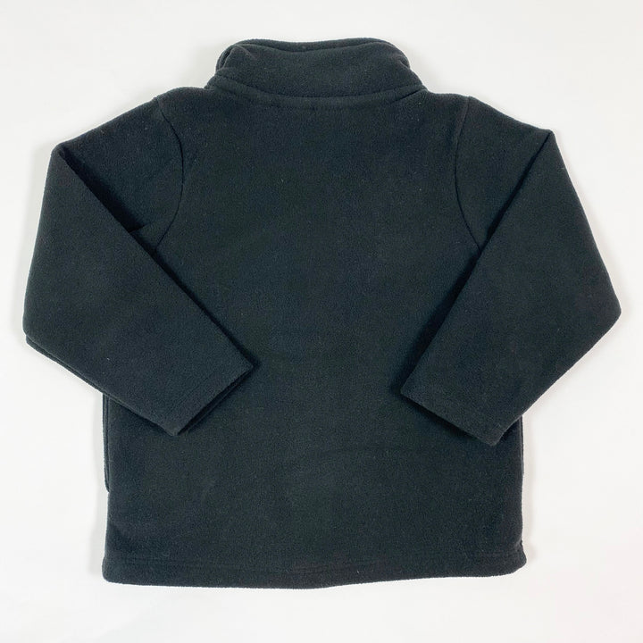 Mini Rodini black zip fleece jacket Second Season 68/74 3