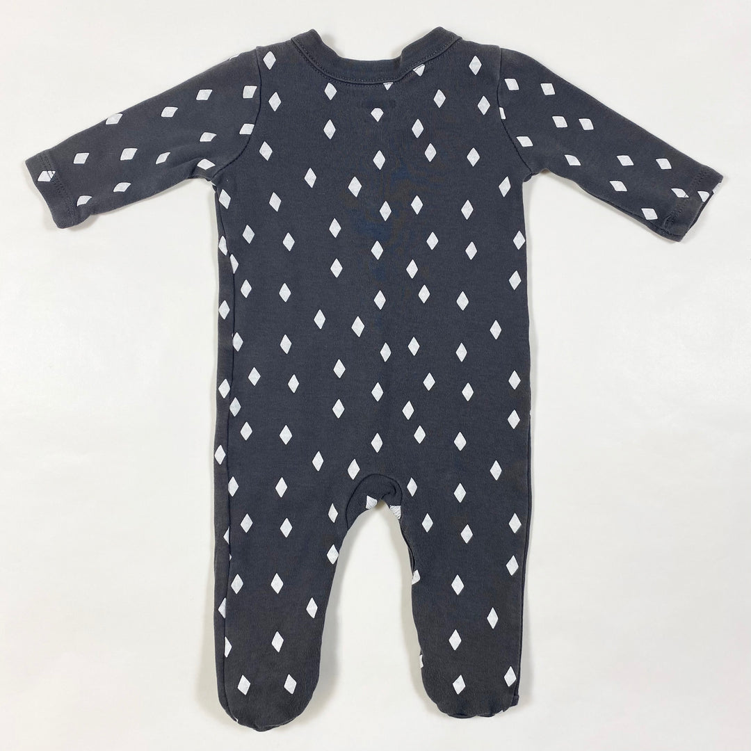 Gymboree grey diamond print pyjama NB 2