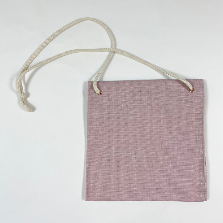 Pene-Lope lilac embroidered bag, large 18,5x18cm 3