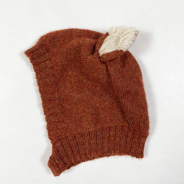 Oeuf NYC rust knit bonnet M