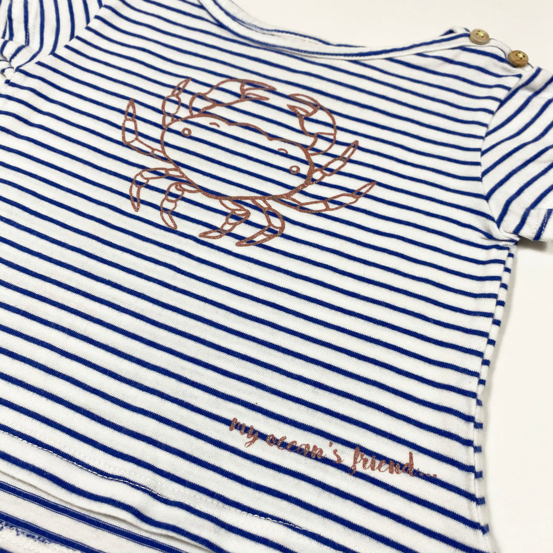 Zara striped crab t-shirt 3-6M/68