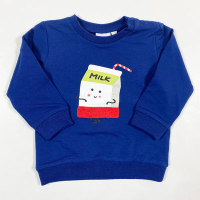 Name It dark blue sweatshirt with milk print Second Season 2-4M/68 1