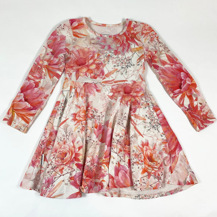 Metsola long-sleeved floral skater dress 110-116 1
