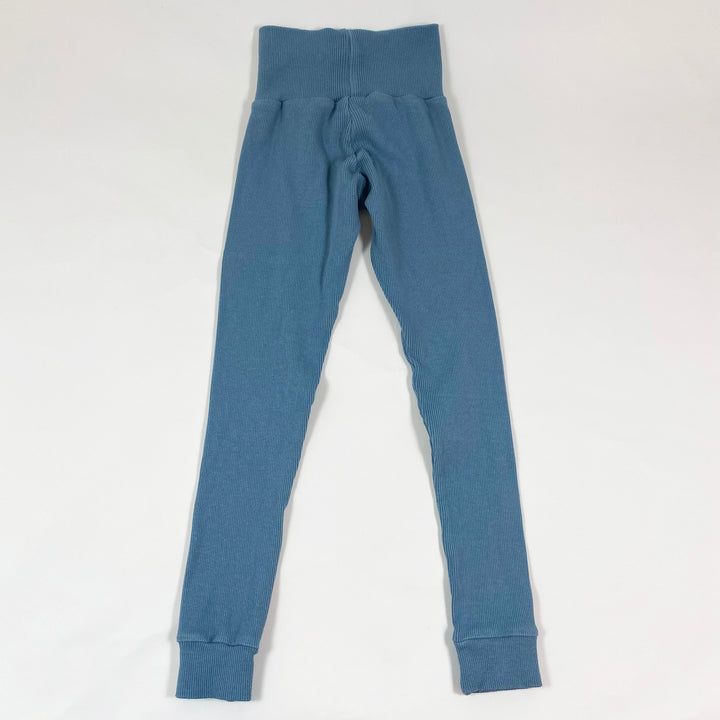 Kids on the Moon blue ribbed leggings 6Y 3