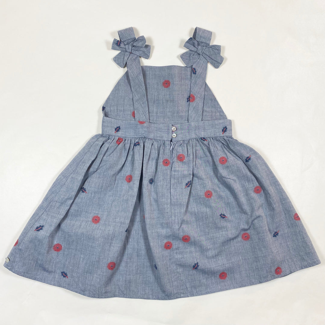 Tartine et Chocolat blue stitched summer dress 4A 2