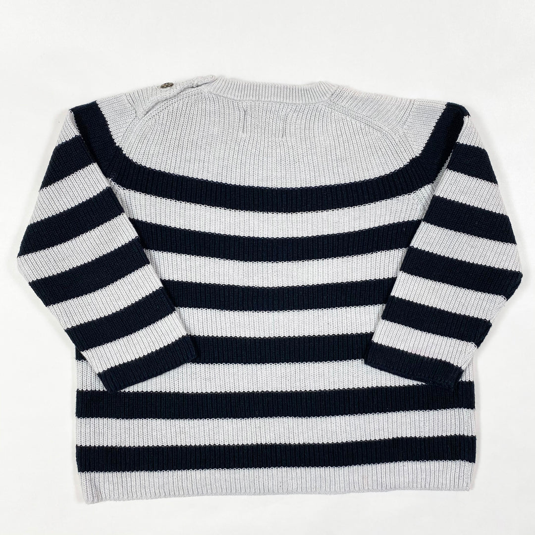 Zara black striped cotton knit 2-3Y/98