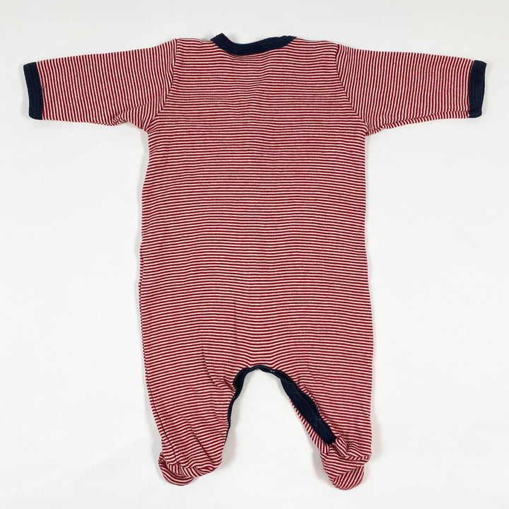 Petit Bateau red stripe pyjama 1M/54 2