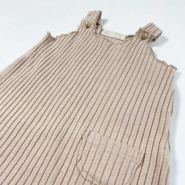 Zara pale blush soft jumpsuit 3-6M/68 2