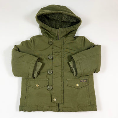 Ralph Lauren khaki hooded winter jacket 2Y 1