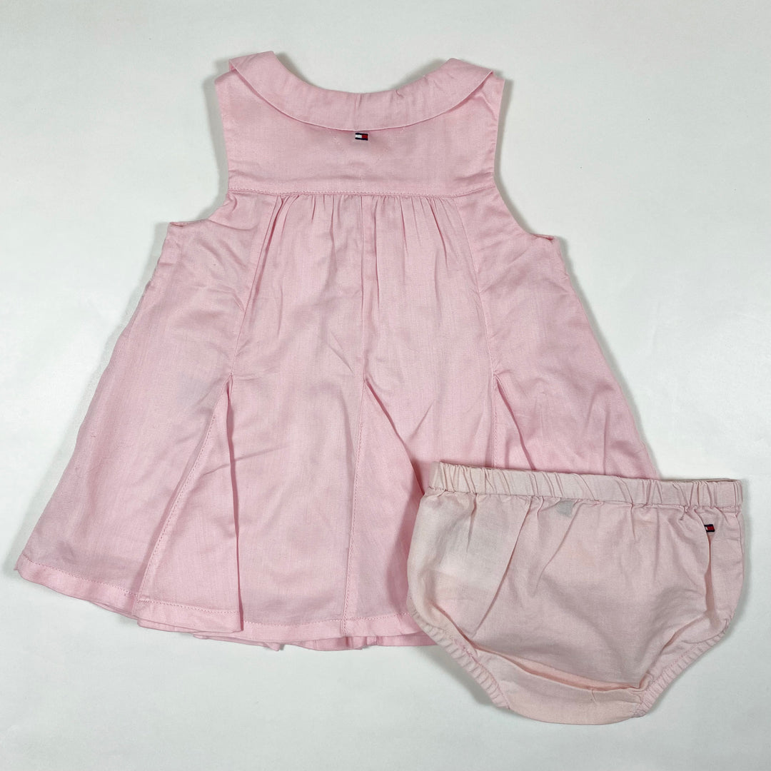 Tommy Hilfiger pink sleeveless dress & bloomers 3-6M 3