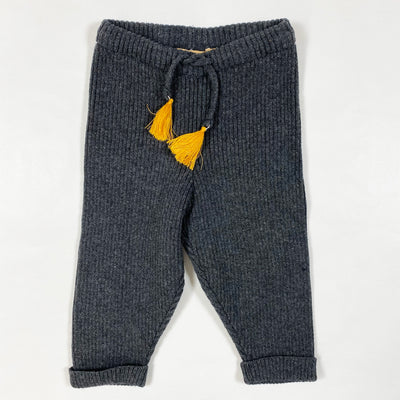 Manor grey melange knit trousers 6M/68 1