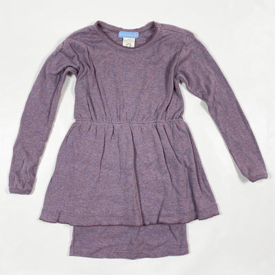 Serendipity Organics purple jersey dress 98/3Y 1
