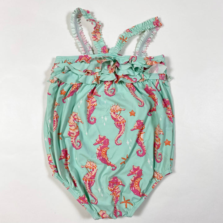 Hatley pink seahorse swimsuit 9-12M 2