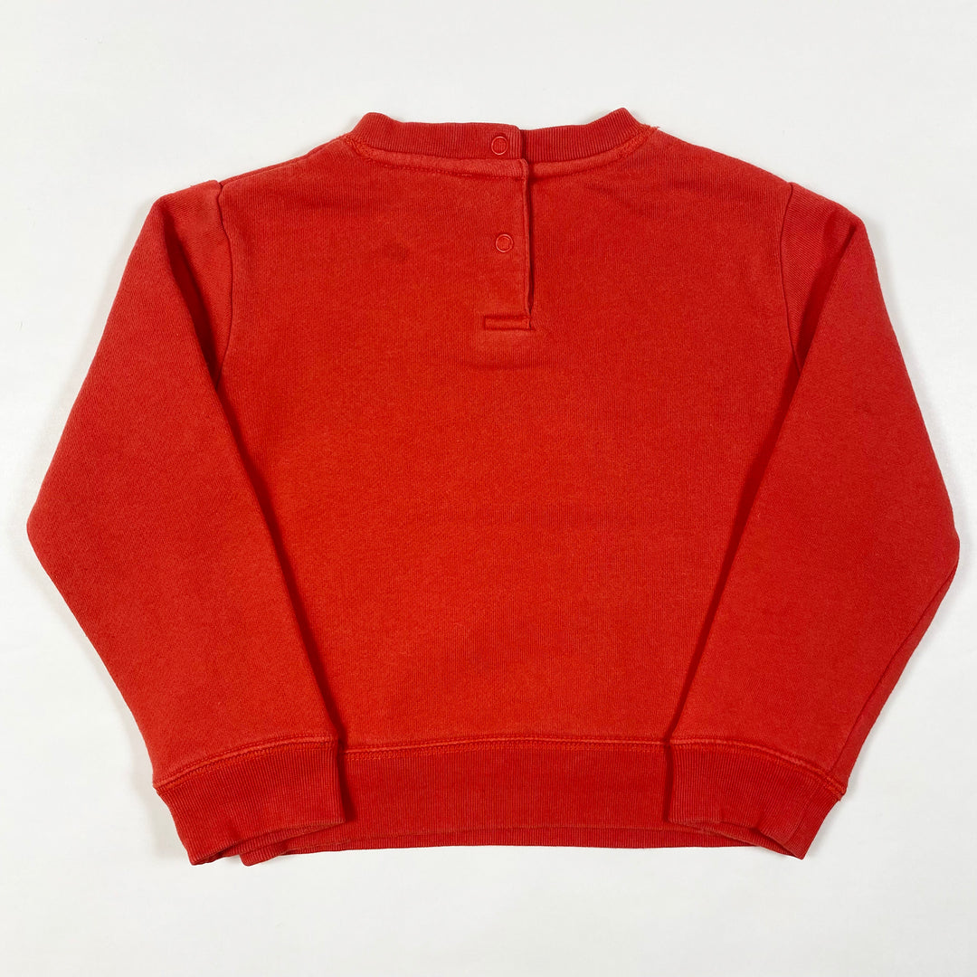 Stella McCartney Kids red Space Man sweatshirt 18M 2