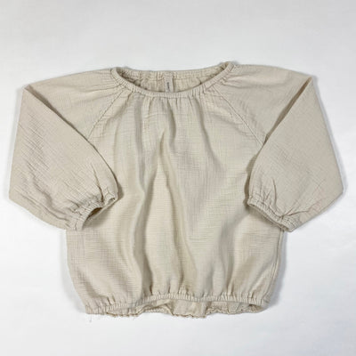Quincy Mae off-white muslin blouse 12M 1