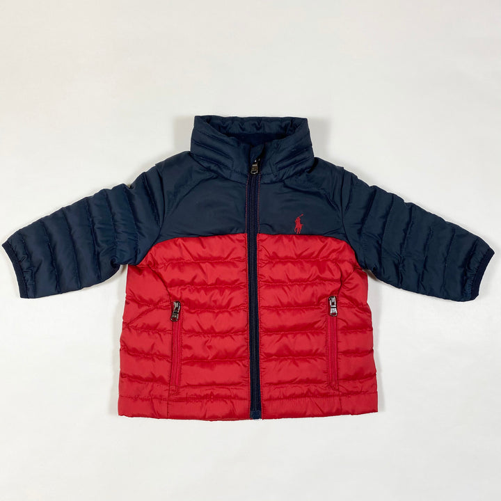 Ralph Lauren red/blue light down jacket 9M 1