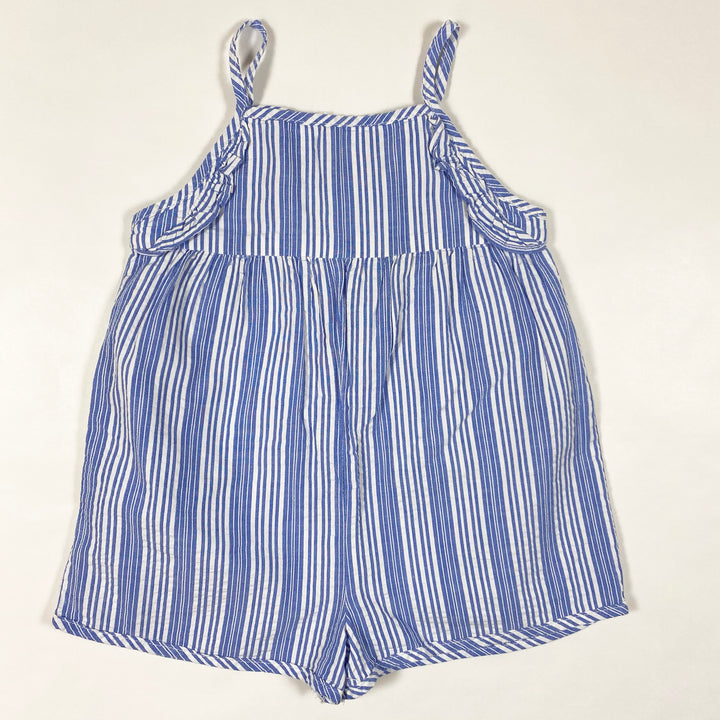 Zara blue striped seersucker romper 12-18M/86