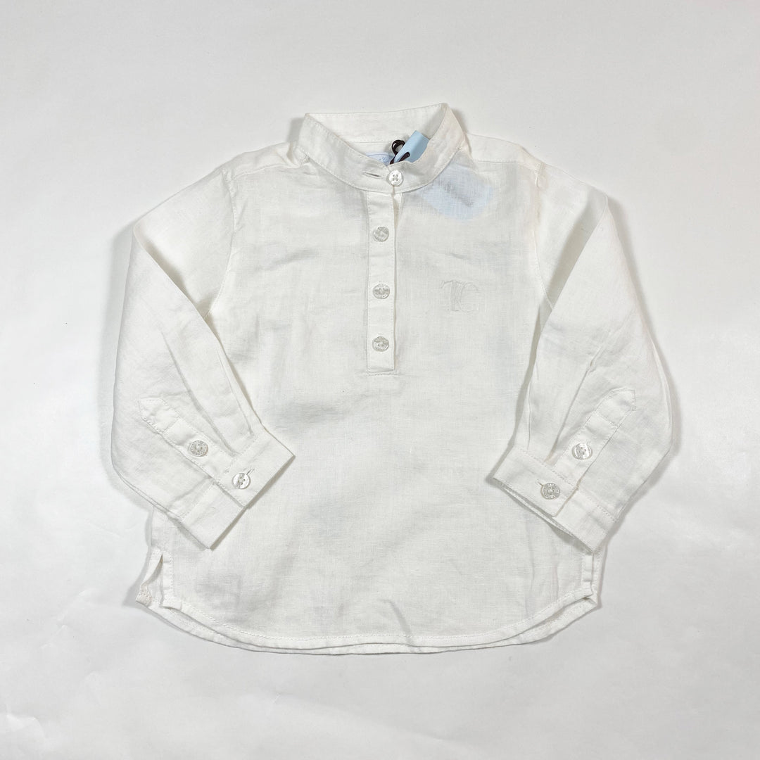 Tartine et Chocolat white linen shirt 2A 1