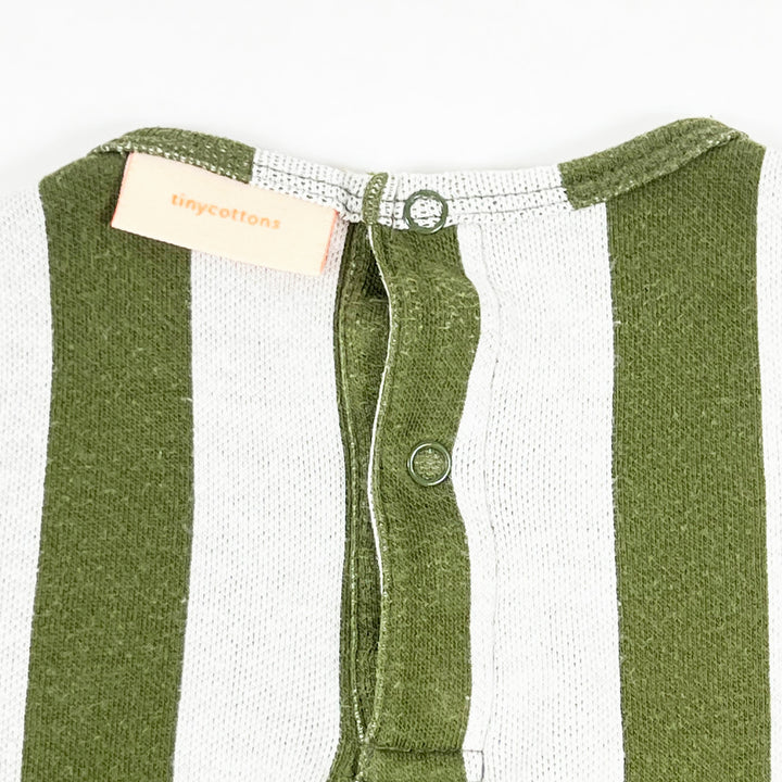 Tinycottons green striped onesie 6-12M 3