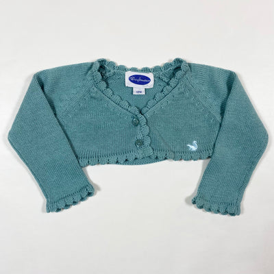 Patricia Mendiluce teal short cardigan 12M 1