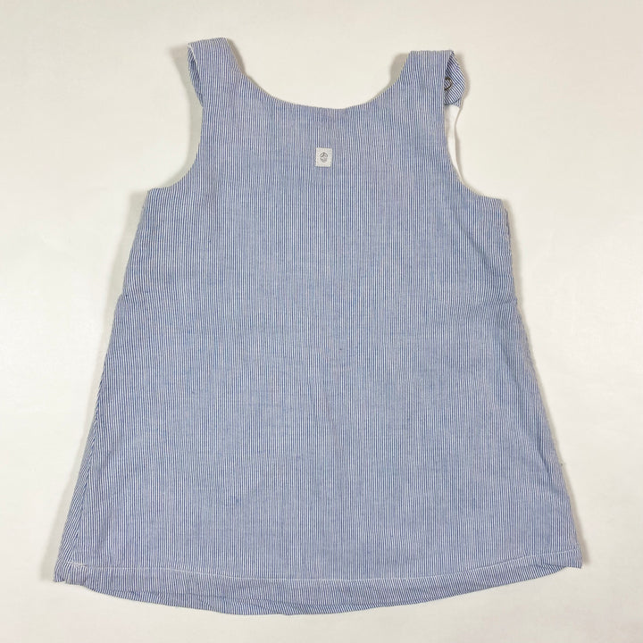 Petit Bateau fine blue stripe dress 6M/67 2