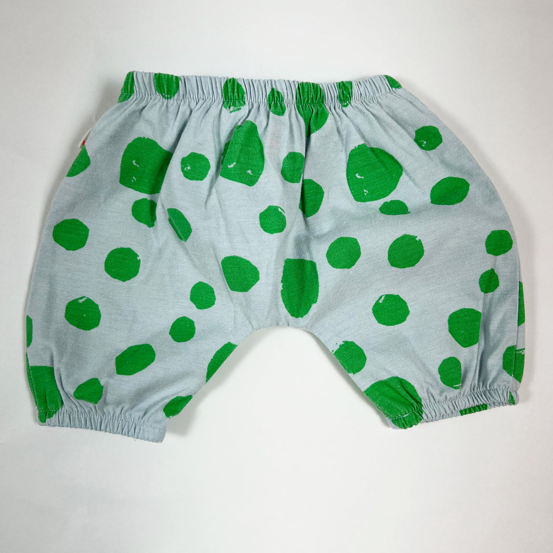 Noé & Zoë pale blue/green dots pants 0-3M 2