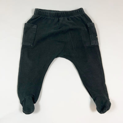 Gray Label charcoal sweatpants with feet 9-12M 1